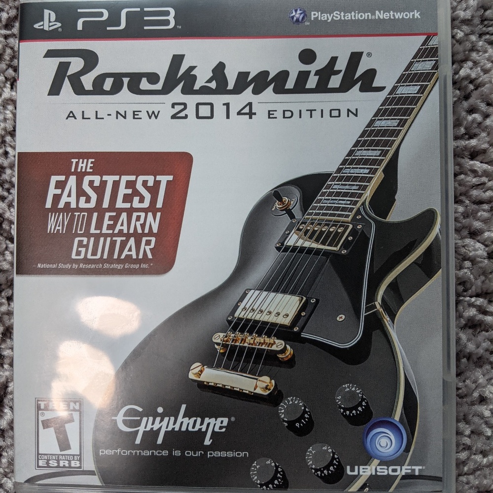 PS3 Rocksmith 2014 Edition NEW/OPEN--GAME ONLY MINT CONDITION